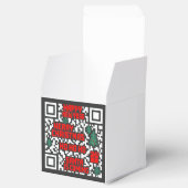Weihnachts-QR-Code-Geschenk Geschenkschachtel (Geöffnet)