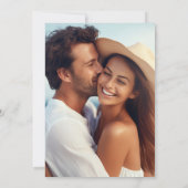 Weihnachts-QR-Code Speichern Sie die Daten Save The Date (Rückseite)