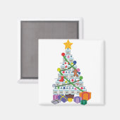 Weihnachts-Quarantäne-Design-Ideen-Cartoon Magnet (Vorderseite/Rückseite)