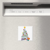 Weihnachts-Quarantäne-Design-Ideen-Cartoon Magnet (In Situ (Geschirrspüler))