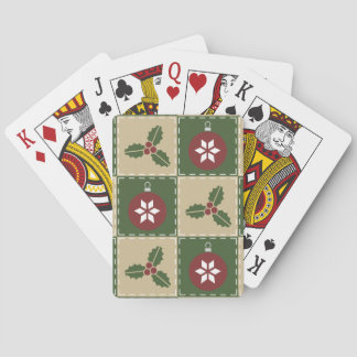 Weihnachts Quilt Classic Playing Cards Spielkarten