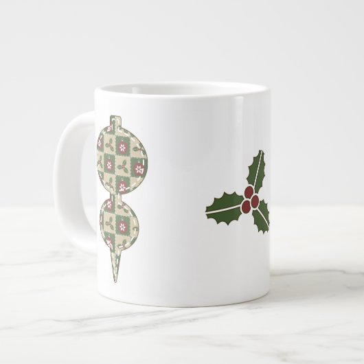 Weihnachts-Quilt-Spezialität Tasse (Vorderseite Links)