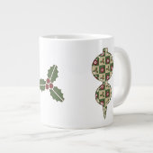 Weihnachts-Quilt-Spezialität Tasse (Vorderseite Rechts)