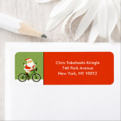 Weihnachts-Radfahren-Holiday-Biking-Label (Insitu)