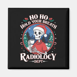 Weihnachts-Radiologie-Techniker Skelett Röntgen-Te Magnet