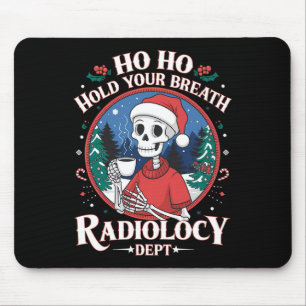 Weihnachts-Radiologie-Techniker Skelett Röntgen Te Mousepad