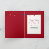 Weihnachts-Ragdoll-Katze in Faltschachtel Karte (Innenseite)