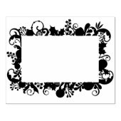 Weihnachts-Rahmen-DIENST - Journalistische Scrapbo Gummistempel (Prägung)