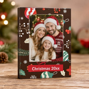 Weihnachts-Rahmen für Fotos mit Rand