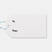 Weihnachts-RainDeer (Rentier) Geschenktasten Geschenkanhänger (Rückseite Horizontal)