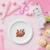 Weihnachts Ramen Cat Santa Anime Meow Kitty Meow C Pappteller (Party)