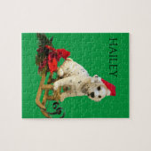 Weihnachts-Rätsel mit Kindernamen. Puzzle (Horizontal)