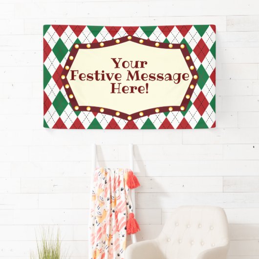 Weihnachts-Raute Banner (Insitu)