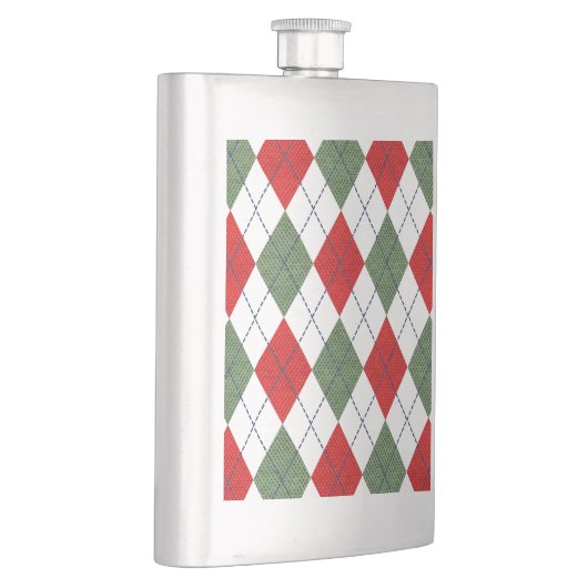 Weihnachts-Raute Flachmann (Rechts)