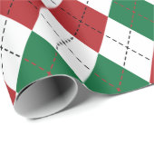 Weihnachts-Raute Geschenkpapier (Rolleneckpunkt)