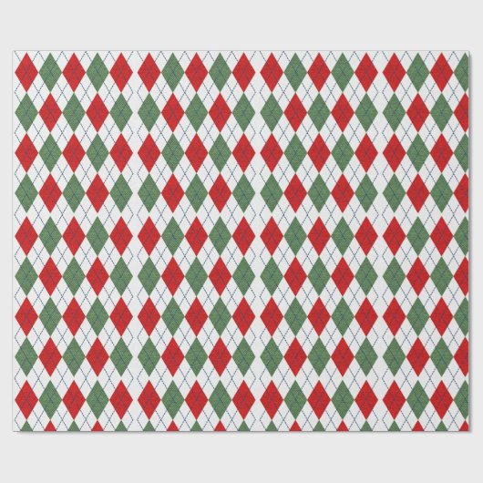 Weihnachts-Raute Geschenkpapier (Flach)