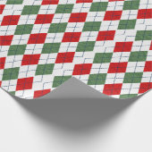 Weihnachts-Raute Geschenkpapier (Ecke)