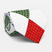 Weihnachts-Raute in Ferienfarben Krawatte (Gerollt)