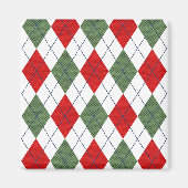 Weihnachts-Raute Magnet (Vorne)