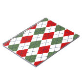 Weihnachts-Raute Notizblock (Linke Seite)