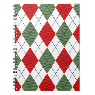 Weihnachts-Raute Notizblock