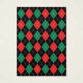 Weihnachts-Raute-Ohrhörkarte (Rückseite)