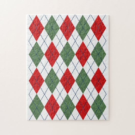 Weihnachts-Raute Puzzle (Vertikal)