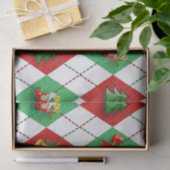 Weihnachts-Raute Seidenpapier (Geschenk)