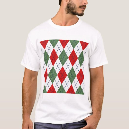 Weihnachts-Raute T-Shirt (Vorderseite)