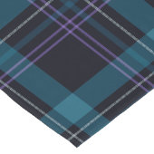 Weihnachts-Raute Tartan Karo-Muster Großer Tischläufer (Ecke)