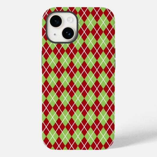 Weihnachts-Raute TelefonCase Case-Mate iPhone Hülle (Rückseite)