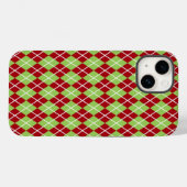 Weihnachts-Raute TelefonCase Case-Mate iPhone Hülle (Rückseite (Horizontal))