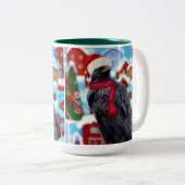 Weihnachts-Raven ganz aus Coffee Tasse (VorderseiteRechts)