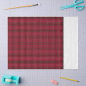 Weihnachts Red Black Karo Muster Zwei Tone Classic Seidenpapier (Basteln)