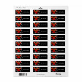 Weihnachts Red Bow Snow Flakes (Vorne)