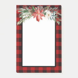 Weihnachts Red Buffalo Karo Post It Notes Notepad Post-it Klebezettel