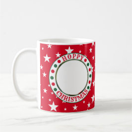 Weihnachts Red Bunny Lover's Custom Foto Kaffeetasse