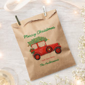Weihnachts Red Car Holiday Favor Taschen Geschenktütchen (Ausgeschnitten)