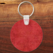 Weihnachts Red Chenille Fabric Texture Schlüsselanhänger (Vorderseite)