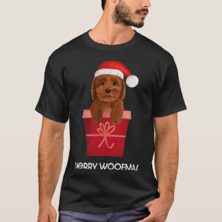 Weihnachts Red Cockapoo Cavapoo Cavoodle Doodle Cl T-Shirt