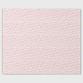 Weihnachts Red Naughty Xmas Urlaubsgestaltung Geschenkpapier (Flach)