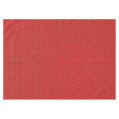 Weihnachts Red Puffy gequilt Tischdecke (Vorderseite (Horizontal))