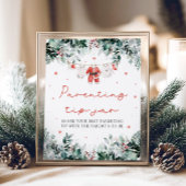 Weihnachts Red Santa Baby Parentation Tip Jar Spie Poster