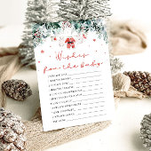 Weihnachts Red Santa wünscht sich ein Baby Advisor Einladung
