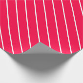 Weihnachts Red Striping Template Geschenk vorhande Geschenkpapier (Ecke)