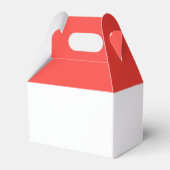 Weihnachts Red Truck Holiday White Geschenkschachtel (Rückseite)