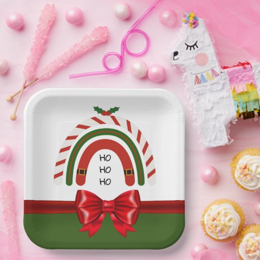 Weihnachts-Regenbogen Let it Snow Paper Teller (Party)