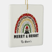 Weihnachts-Regenbogen Merry and Bright Ornament (Rechts)