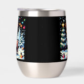 Weihnachts-Reindeer Winter Wonderland Pixel Art (Rechts)