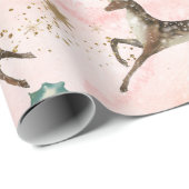 Weihnachts-Reindeer Xmas Weihnachtsmuster Geschenkpapier (Rolleneckpunkt)